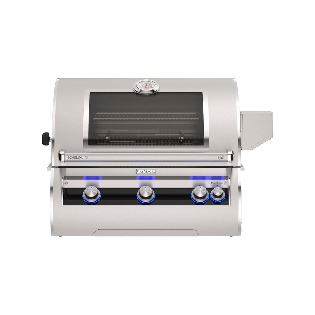 Fire Magic Echelon E660i 30" Built-In Gas Grill | 498 Sq In